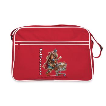 Divinité nordique de la faiblesse de la mémoire - Sac Retro - rouge/blanc - Devant