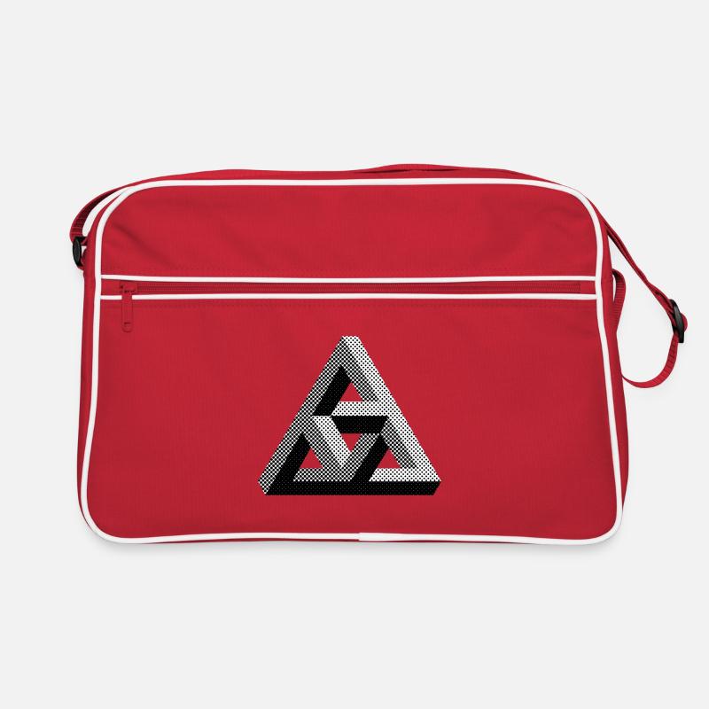 Optical Illusions Design Triangle Retro Bag