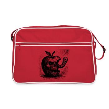 Doom Worm - Retro Bag - red/white - Front