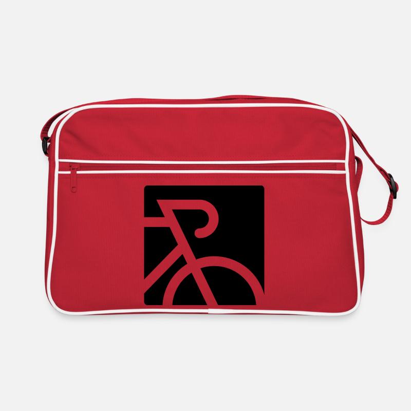 Vélo de route stylisé avec barre de chute Sac Retro