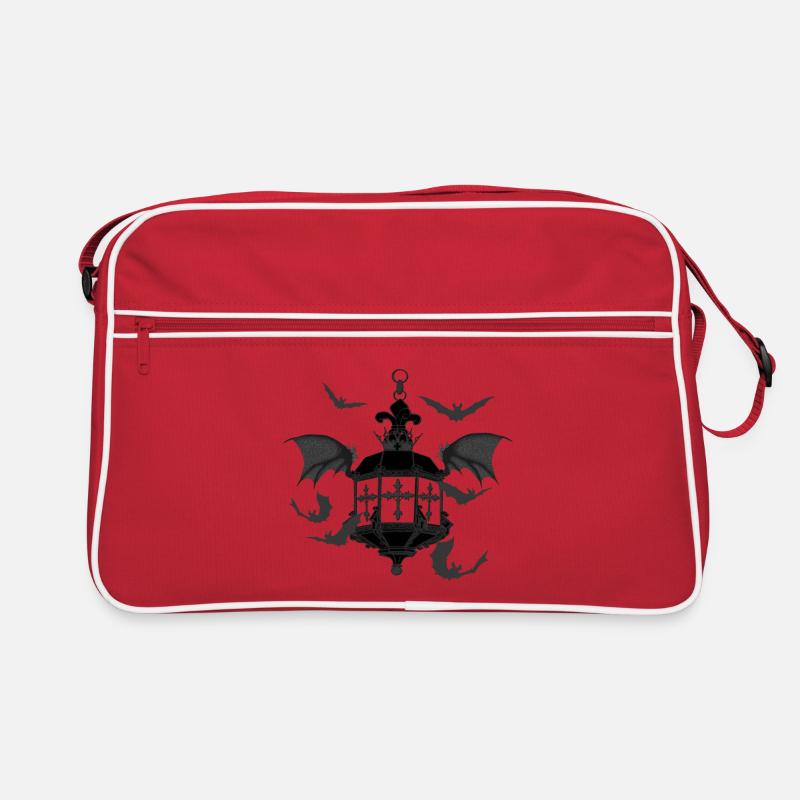 Goth laterne, fledermäuse Retro Tasche