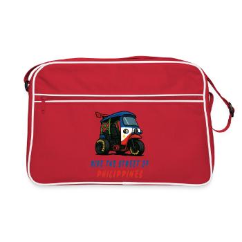 Philippines Tuk-Tuk Racing - Sac Retro - rouge/blanc - Devant