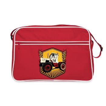 Centrale électrique sur roues - Sac Retro - rouge/blanc - Devant