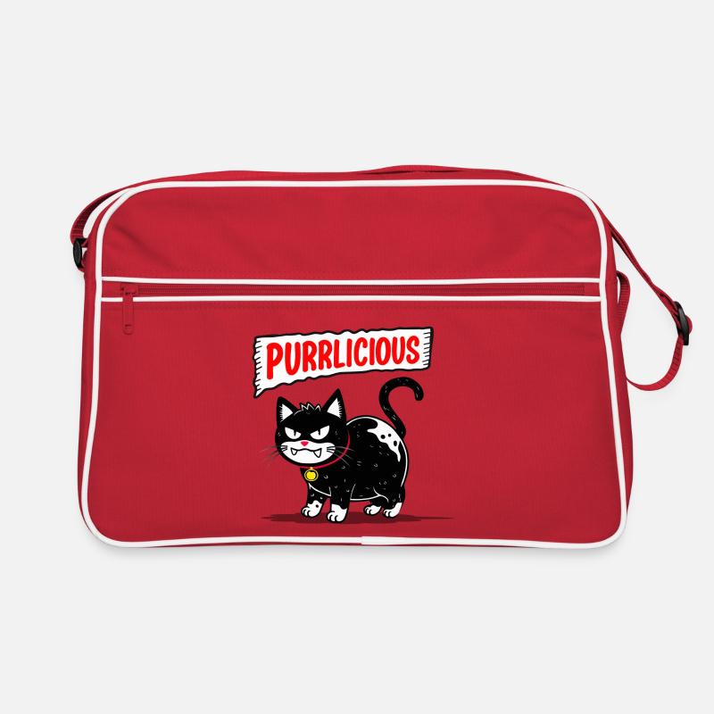 Pourpre de chat Sac Retro