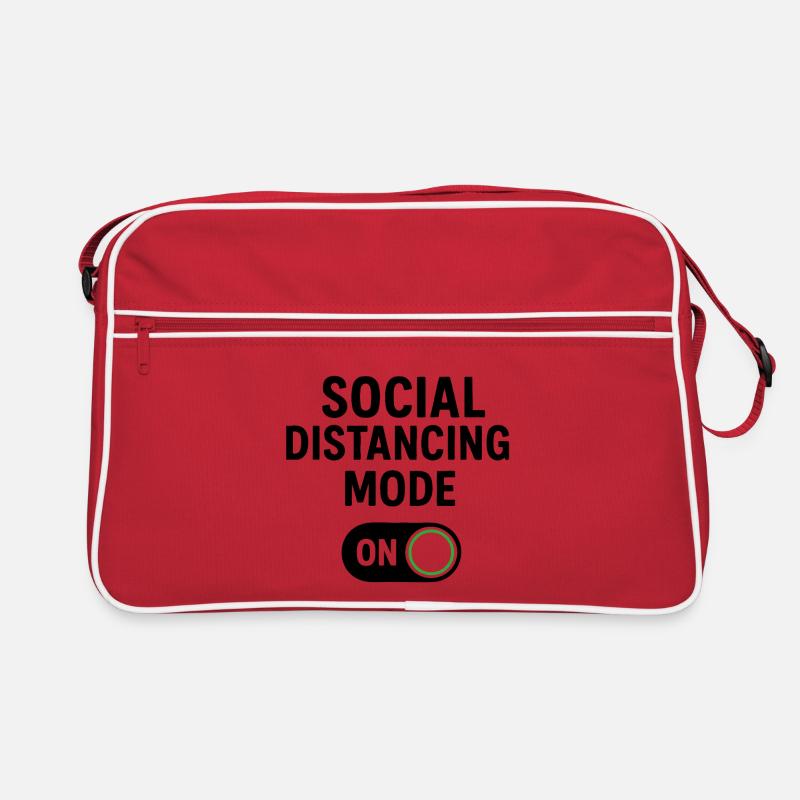 Mode de distanciation sociale activé Sac Retro