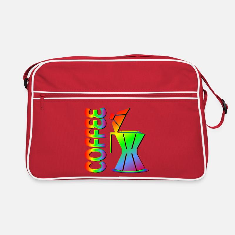 RAINBOW PRIDE KAFFEE ESPRESSO Retro Tasche