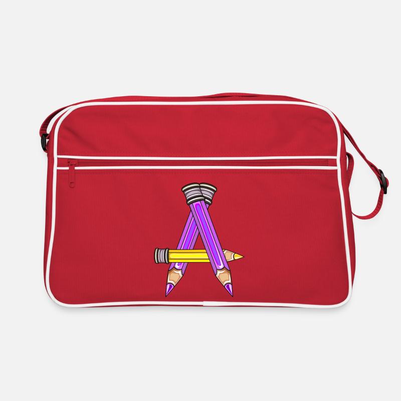 SCHOOL CHILD LETTER A Retro Bag