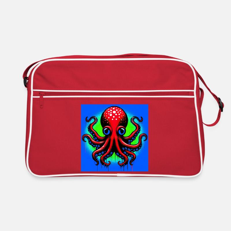 Pieuvre Sac Retro