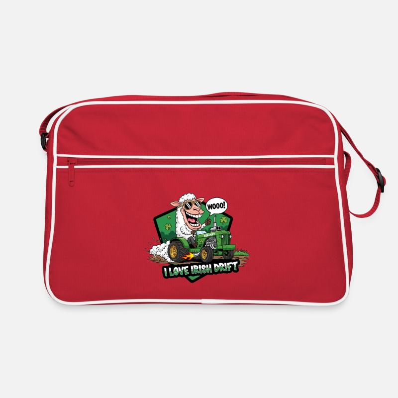 Irish Drift Sheep Car Design Retro Bag