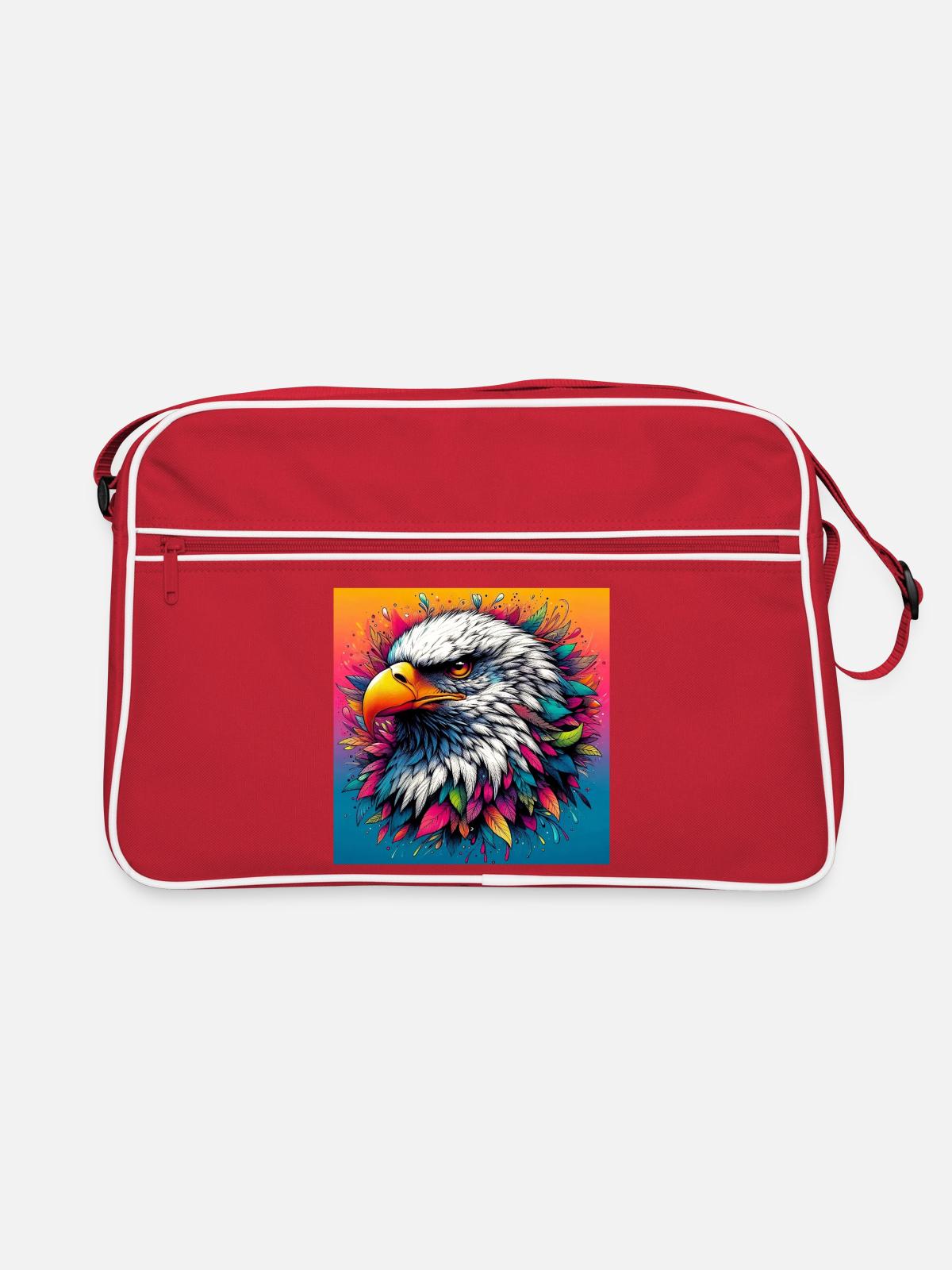 eagle - Retro Bag - red/white - Front
