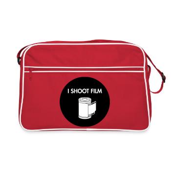 Ich drehe Filme - Retro Tasche - Rot/Weiß - Vorne