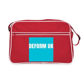 Deform UK Spoof Maillot de foot - Sac Retro - rouge/blanc - Devant