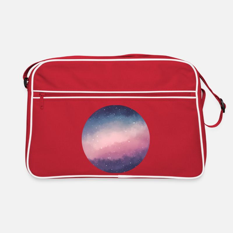 Galaxy Cloud Sky Print Retro Bag