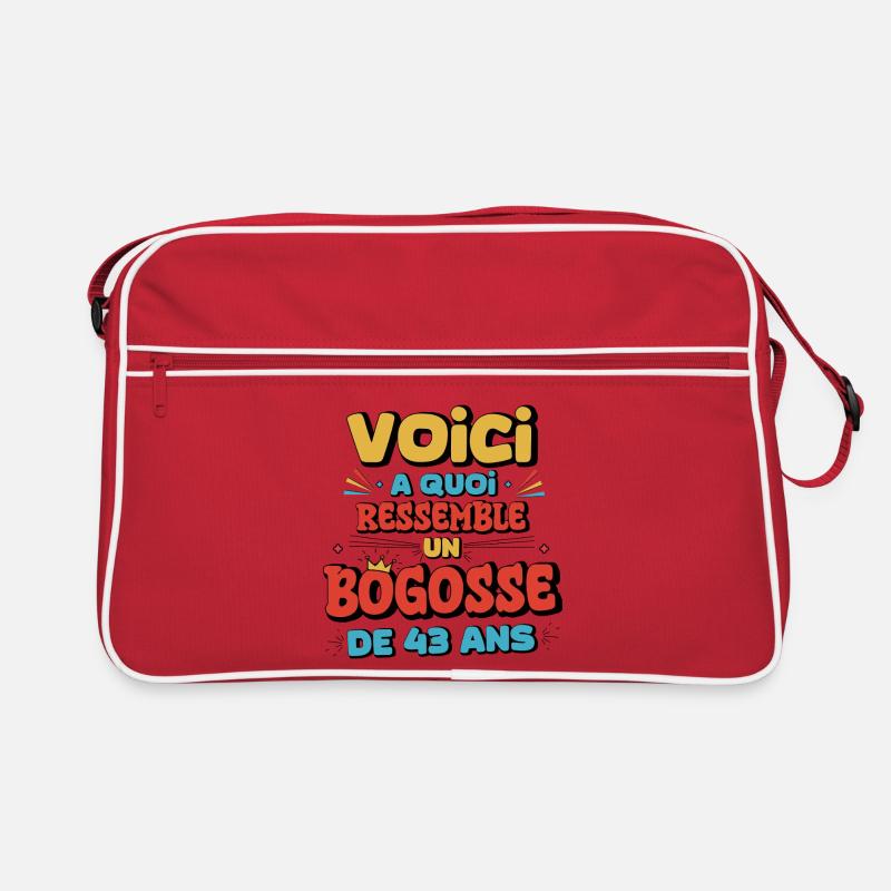Humor and Provocation for 43 Years Retro Bag