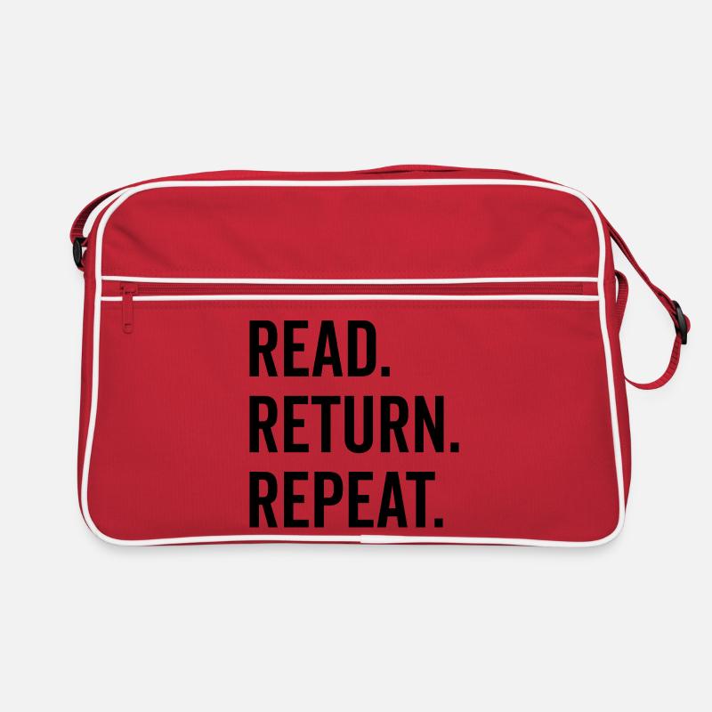 Read Return Repeat Retro Bag