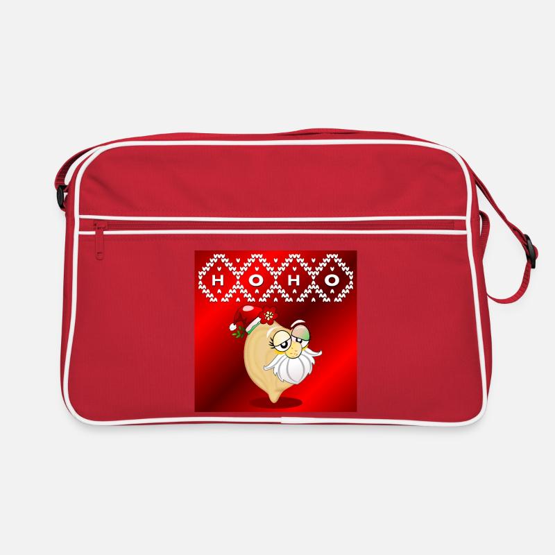 CHRISTMAS SANTA CHICKPEAS Retro Bag