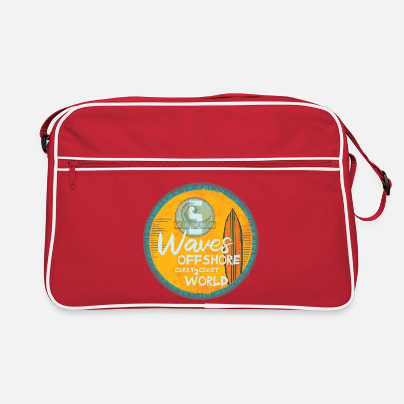 Surf Waves Offshore Design Retro Bag