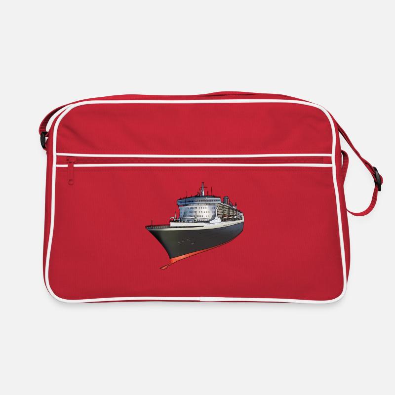 Conception classique d'un navire de croisière Sac Retro
