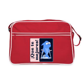 Améliorez-vous Créatures marines - Sac Retro - rouge/blanc - Devant