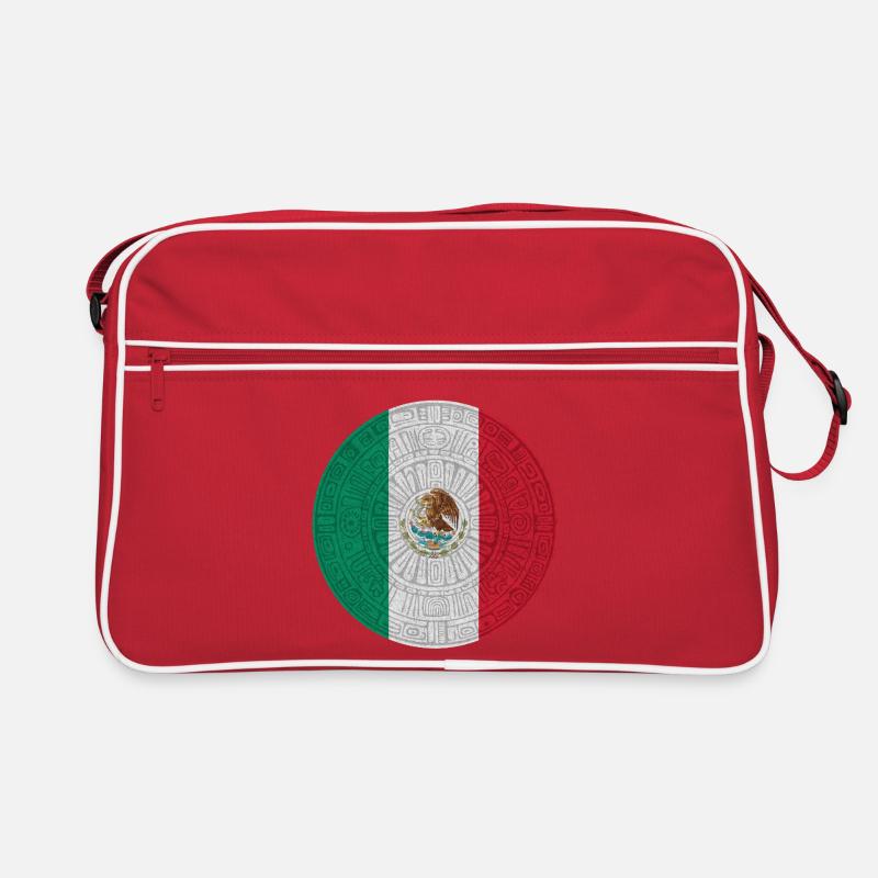 Drapeau mexicain style piétinement Sac Retro