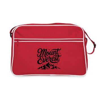 Mont Everest - Conception de souvenirs - Sac Retro - rouge/blanc - Devant