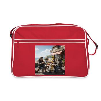 LC Banana shirt's collections - Retro Bag - red/white - Front