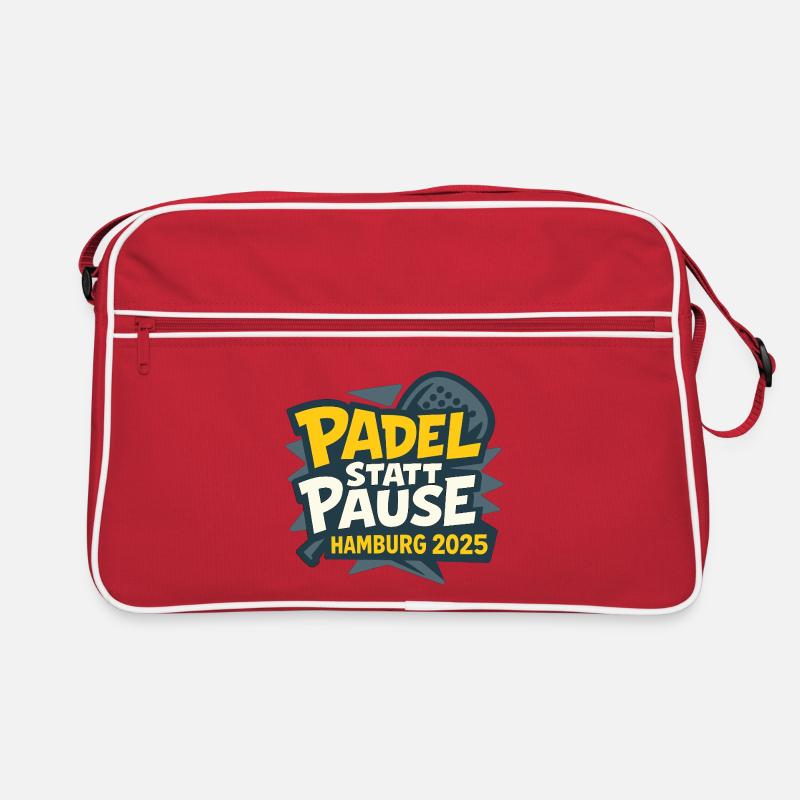 Padel statt Pause – Hamburg 2025 Retro Tasche