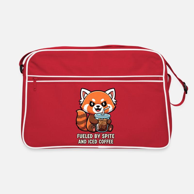 Effronté raton laveur café Meme Design Sac Retro