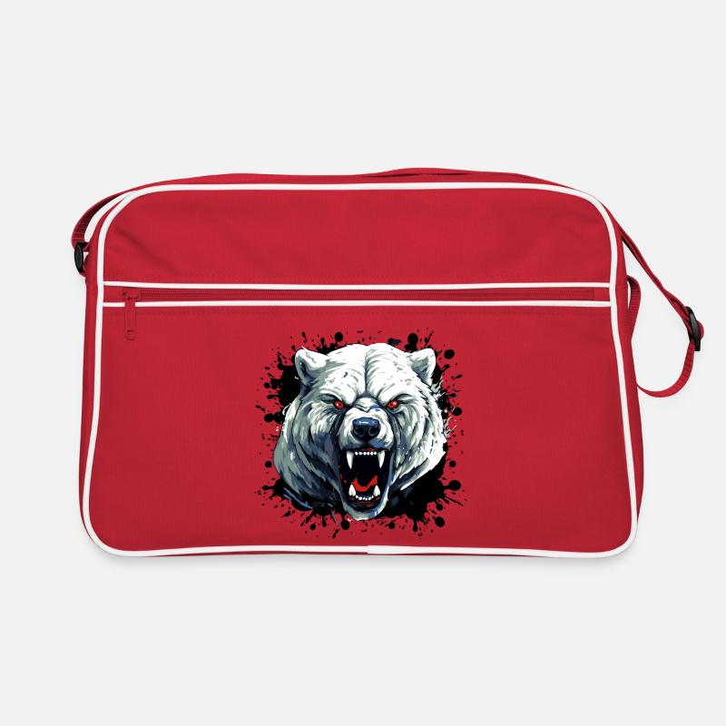 Polar Bär Eisbär Retro Tasche