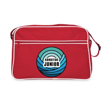 Fils Confiseur Junior Enfant Confiseur Fils Apprenti - Sac Retro - rouge/blanc - Devant