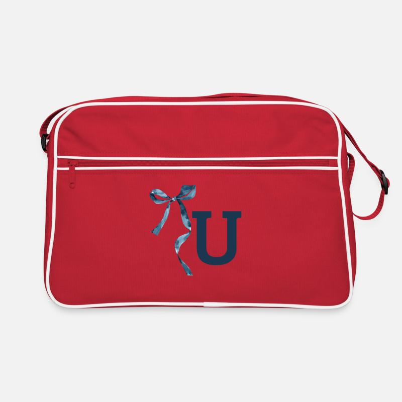 Monogramme u idée cadeau  Sac Retro