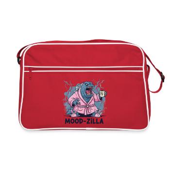 Rage matinale - Sac Retro - rouge/blanc - Devant