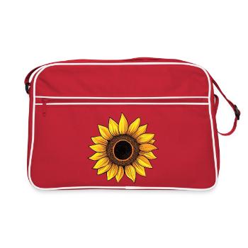 tournesol - Sac Retro - rouge/blanc - Devant