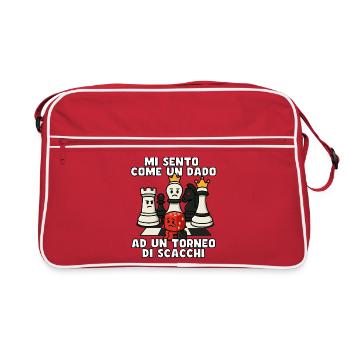 Comme un dé à damier - Sac Retro - rouge/blanc - Devant