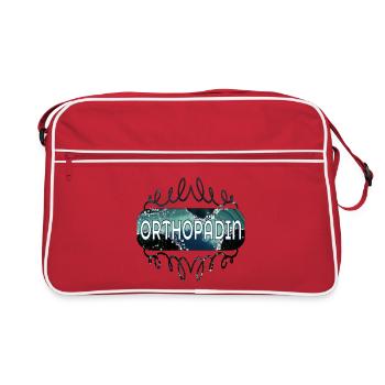 Orthopedist Orthopedics Specialist - Retro Bag - red/white - Front