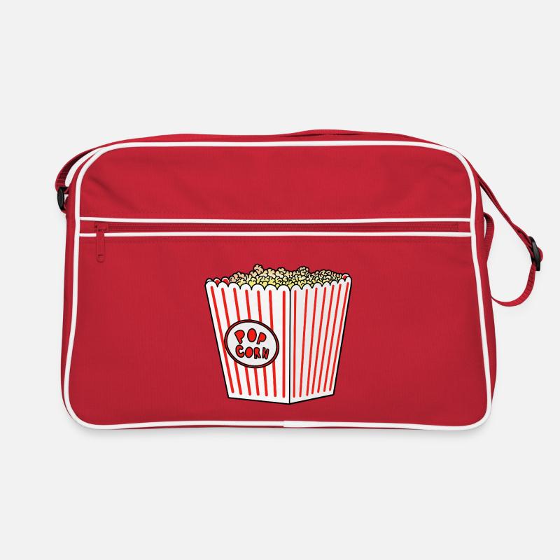 Popcorn Stripe Burst Eimer Retro Retro Tasche