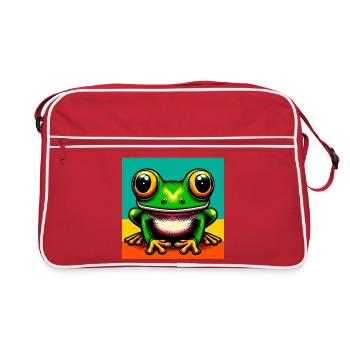 grenouille - Sac Retro - rouge/blanc - Devant
