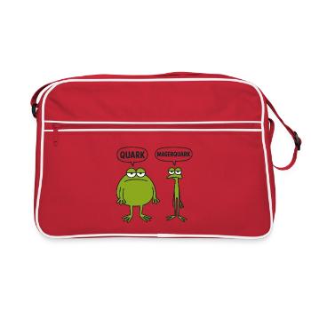 Quark Frog Duo - Retro Bag - red/white - Front