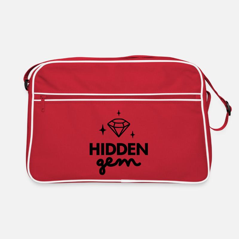 Hidden Gem Diamond logo  Retro Bag