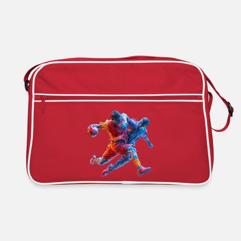 Colour storm handball action Retro Bag
