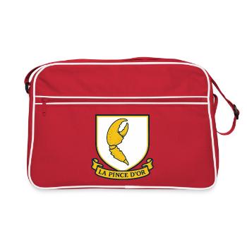 La pince d'or pour vos amis radins  - Sac Retro - rouge/blanc - Devant
