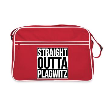 TOUT DROIT SORTI DE LEIPZIG PLAGWITZ - Sac Retro - rouge/blanc - Devant