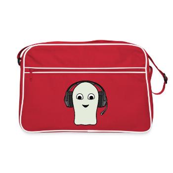 Ghost Gamer Headset - Retro Bag - red/white - Front