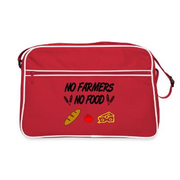 Bauer - Retro Tasche - Rot/Weiß - Vorne