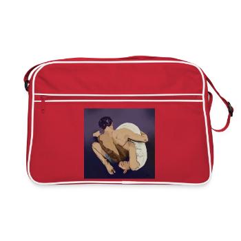 Contemporary embrace - Retro Bag - red/white - Front