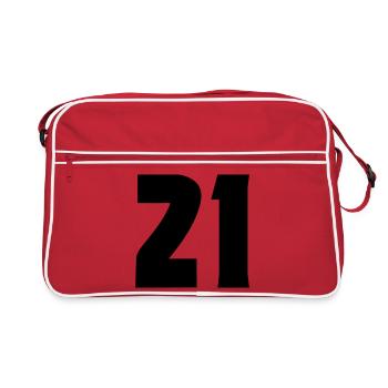 21 - Retro Bag - red/white - Front