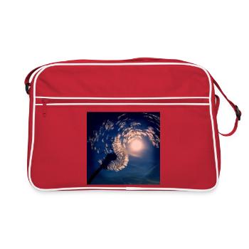 Souffler dans le vent - Sac Retro - rouge/blanc - Devant