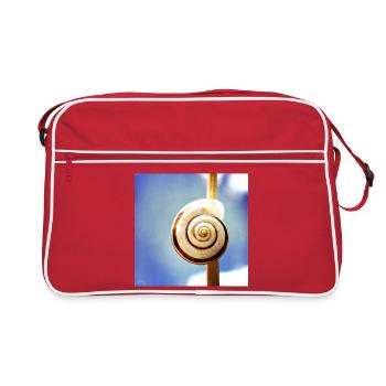 Coquille d’escargot - Sac Retro - rouge/blanc - Devant