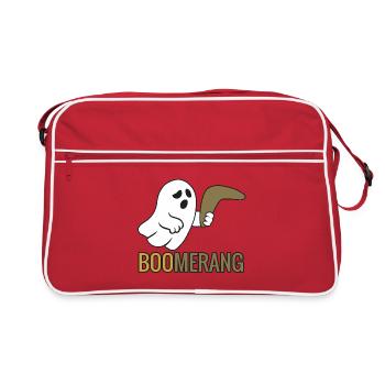 Boo-merang - Halloween 2025 - Retro Bag - red/white - Front