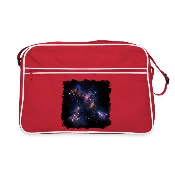 Constellation de la toile stellaire - Sac Retro - rouge/blanc - Devant